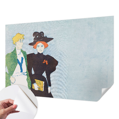 Samolepilna fototapeta za spalnico Retro slog