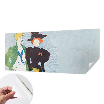 Samolepilna fototapeta za spalnico Retro slog