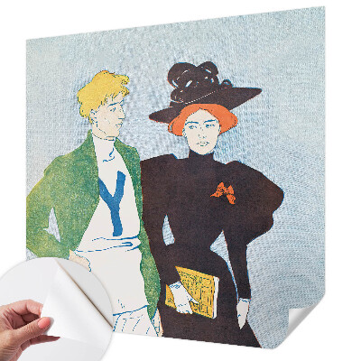 Samolepilna fototapeta za spalnico Retro slog