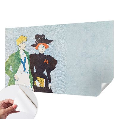 Samolepilna fototapeta za spalnico Retro slog