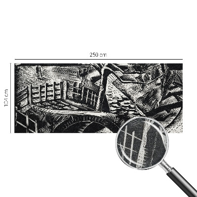 3D fototapeta z motivom arhitekturne krajine