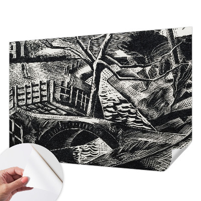 3D fototapeta z motivom arhitekturne krajine