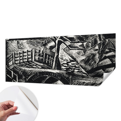 3D fototapeta z motivom arhitekturne krajine