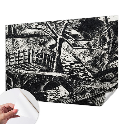 3D fototapeta z motivom arhitekturne krajine