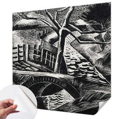 3D fototapeta z motivom arhitekturne krajine