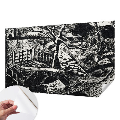 3D fototapeta z motivom arhitekturne krajine