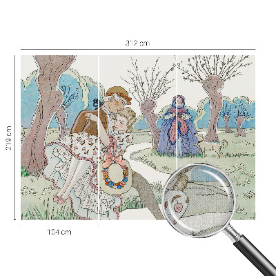 Otroška fototapeta Romantični prizor