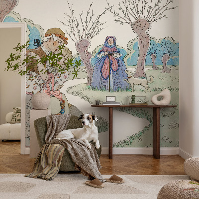 Otroška fototapeta Romantični prizor