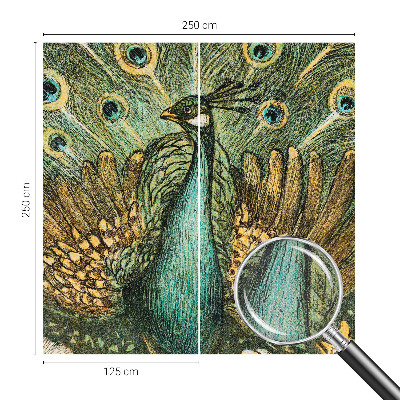 Fototapeta za otroško sobo Veličastni pav