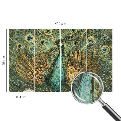 Fototapeta za otroško sobo Veličastni pav