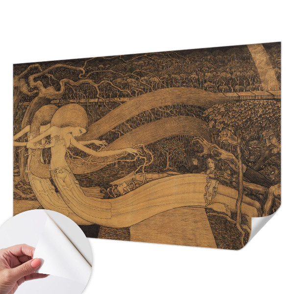 Otroška fototapeta z nadrealističnimi liki