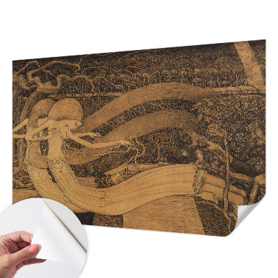 Otroška fototapeta z nadrealističnimi liki