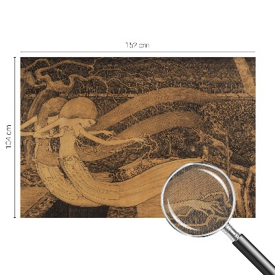 Otroška fototapeta z nadrealističnimi liki