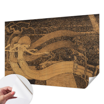 Otroška fototapeta z nadrealističnimi liki