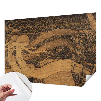 Otroška fototapeta z nadrealističnimi liki