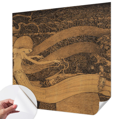 Otroška fototapeta z nadrealističnimi liki