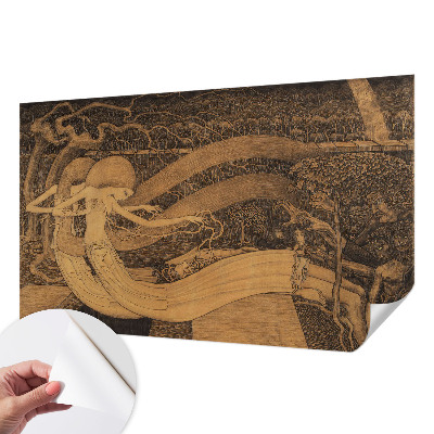 Otroška fototapeta z nadrealističnimi liki