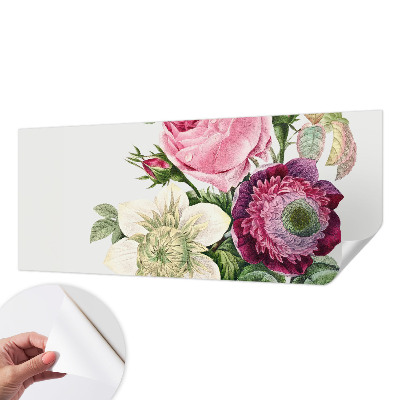 3D fototapeta s motivom šopka rož