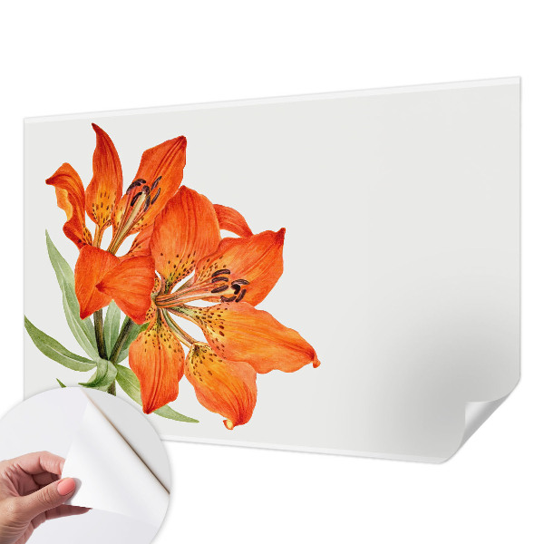 Samolepilna fototapeta z motivom oranžne lilije