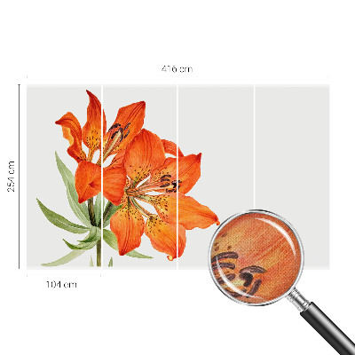 Samolepilna fototapeta z motivom oranžne lilije