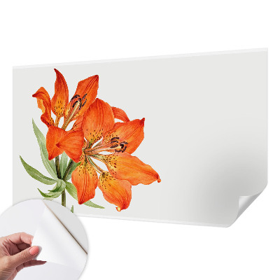 Samolepilna fototapeta z motivom oranžne lilije