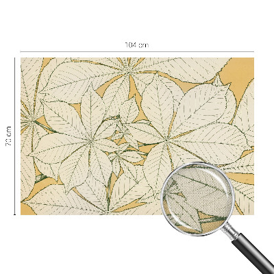 3D fototapeta Kostanjevi listi