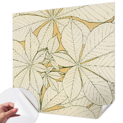 3D fototapeta Kostanjevi listi