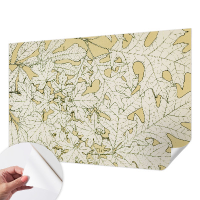 Samolepilna fototapeta za spalnico Drevesni listi