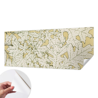 Samolepilna fototapeta za spalnico Drevesni listi
