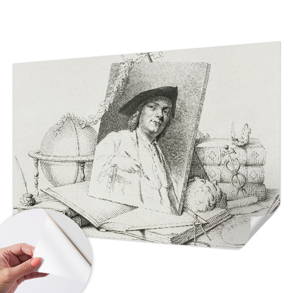 Samolepilna fototapeta za dnevno sobo Umetniški portret