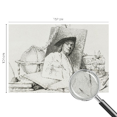 Samolepilna fototapeta za dnevno sobo Umetniški portret