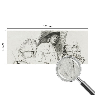 Samolepilna fototapeta za dnevno sobo Umetniški portret