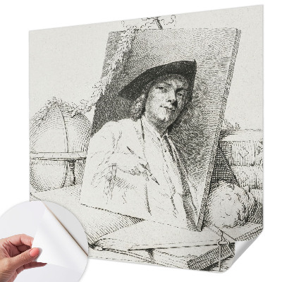 Samolepilna fototapeta za dnevno sobo Umetniški portret