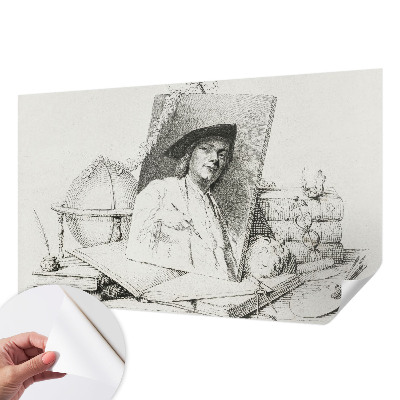 Samolepilna fototapeta za dnevno sobo Umetniški portret