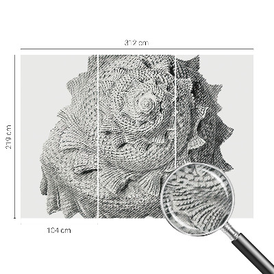 Samolepilna fototapeta za spalnico z motivom »Umetnost narave«