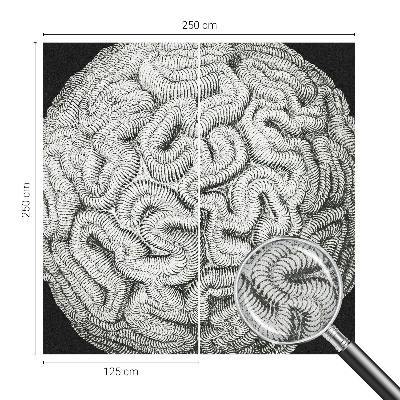 Samolepilna fototapeta Sferična struktura