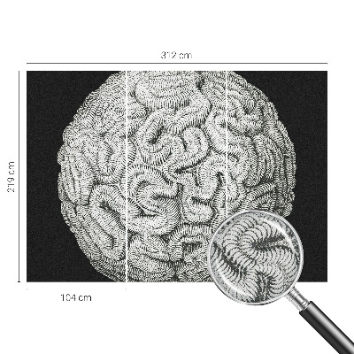 Samolepilna fototapeta Sferična struktura