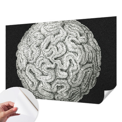 Samolepilna fototapeta z vzorcem sferične strukture