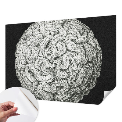 Samolepilna fototapeta z vzorcem sferične strukture