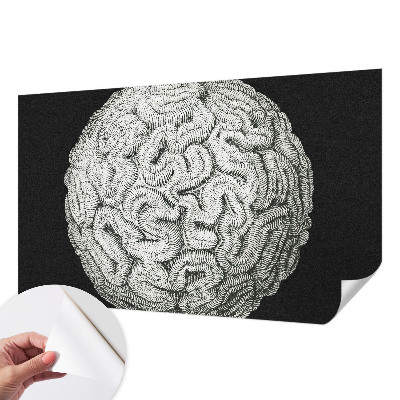 Samolepilna fototapeta z vzorcem sferične strukture