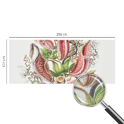 3D fototapeta z motivom rastline v podrobni upodobitvi
