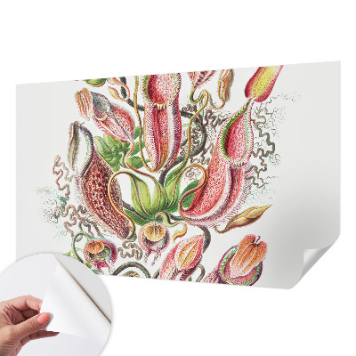 3D fototapeta z motivom rastline v podrobni upodobitvi