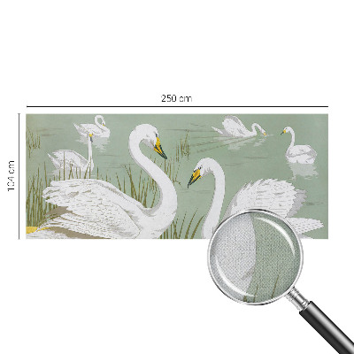 Samolepilna fototapeta za dnevno sobo Labodje jezero