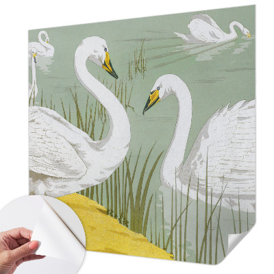 Samolepilna fototapeta za dnevno sobo Labodje jezero