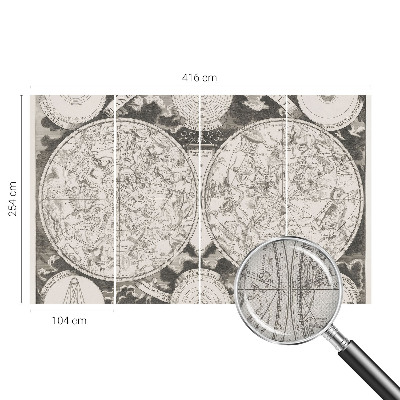 3D fototapeta Zvezdni zemljevid