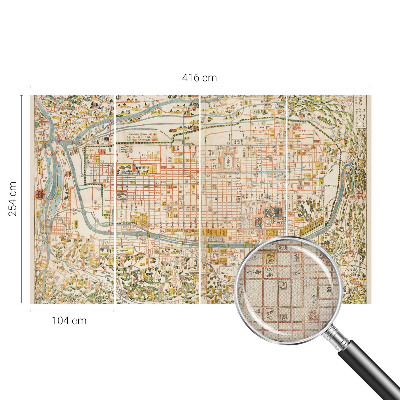 Fototapeta za otroško sobo Starinski zemljevid