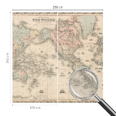 Samolepilna fototapeta Zgodovinski zemljevid