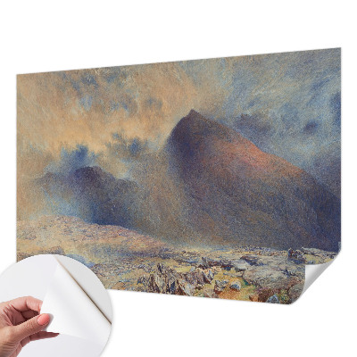 Otroška fototapeta z motivom gorske pokrajine