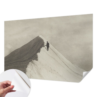 Otroška fototapeta z motivom osamljenega plezalca