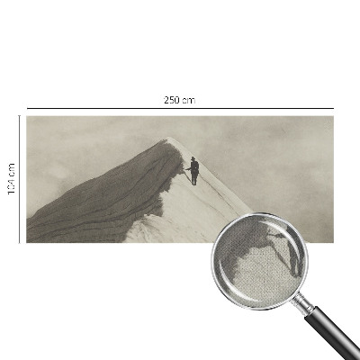 Otroška fototapeta z motivom osamljenega plezalca
